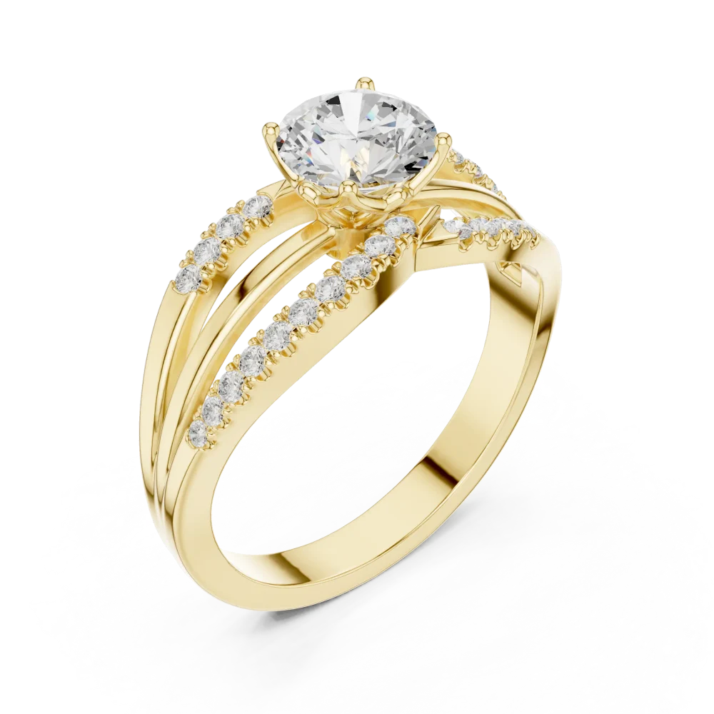 Experience the brilliance of a masterfully crafted Solitaire ring. Featuring a stunning DIAMEUR lab-grown diamond, it is the perfect modern keepsake.
