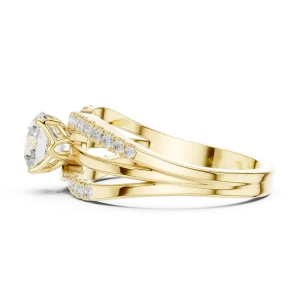 Luminary Round Brilliant Split-Shank Solitaire Ring - Image 4