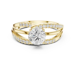 Luminary Round Brilliant Split-Shank Solitaire Ring - Image 2