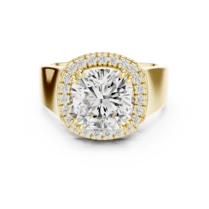 Luminary Cushion Cut Halo Engagement Ring - Image 2