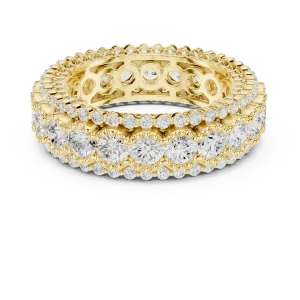 Infinite Radiance Round Brilliant Pavé Eternity Band - Image 2