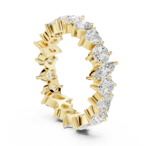 Infinite Radiance Multi-Shape Diamond Eternity Band - Image 3