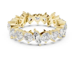 Infinite Radiance Multi-Shape Diamond Eternity Band - Image 2