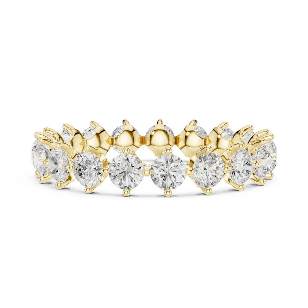 Infinite Radiance Round Brilliant Cut Eternity Band - Image 4