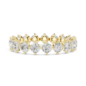 Infinite Radiance Round Brilliant Cut Eternity Band - Image 4