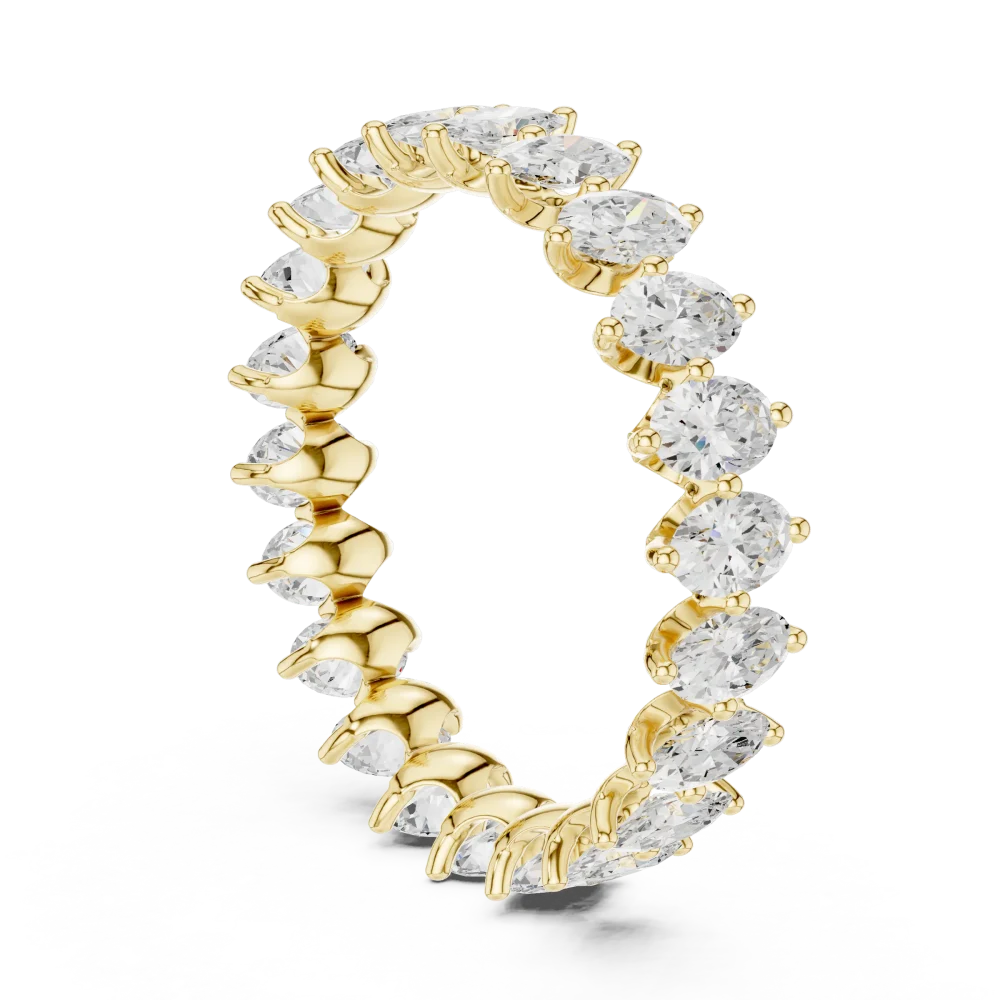 Infinite Oval Brilliant-Cut Eternity Band - Image 3