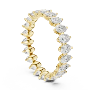 Infinite Oval Brilliant-Cut Eternity Band - Image 3