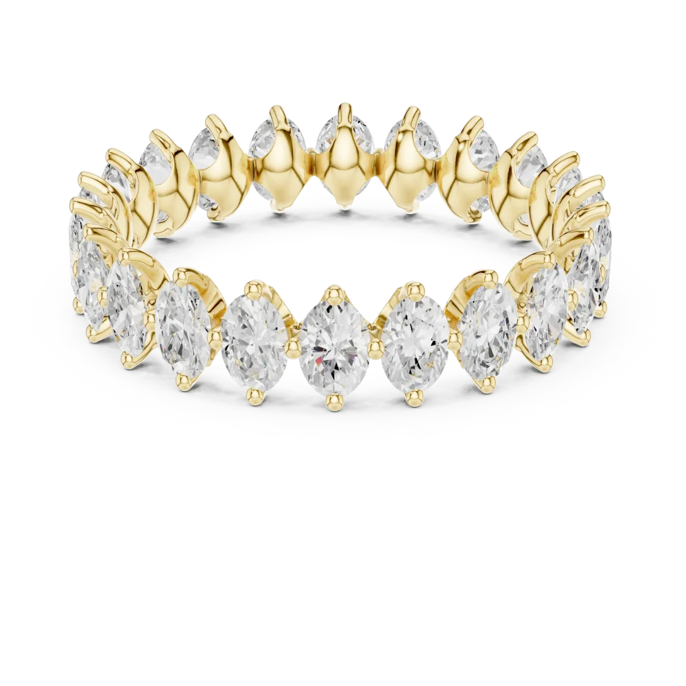 Infinite Oval Brilliant-Cut Eternity Band - Image 2