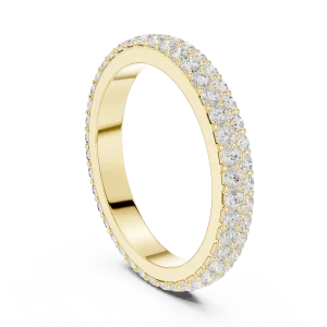 Infinite Pavé Round Brilliant-Cut Eternity Band - Image 3