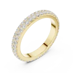Infinite Pavé Round Brilliant-Cut Eternity Band