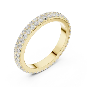 Infinite Pavé Round Brilliant-Cut Eternity Band