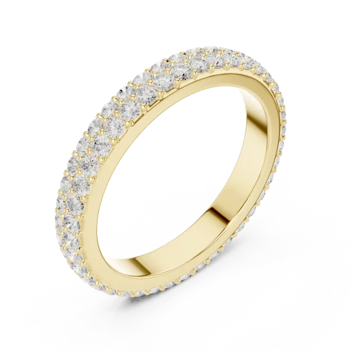 Infinite Pavé Round Brilliant-Cut Eternity Band