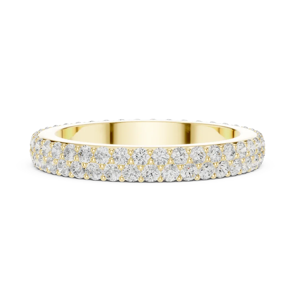 Infinite Pavé Round Brilliant-Cut Eternity Band - Image 4