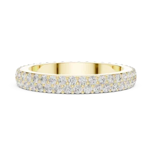 Infinite Pavé Round Brilliant-Cut Eternity Band - Image 4