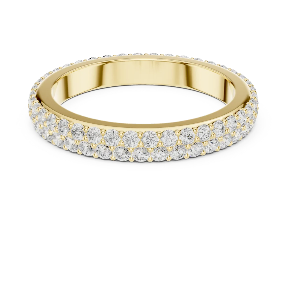 Infinite Pavé Round Brilliant-Cut Eternity Band - Image 2