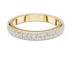 Infinite Pavé Round Brilliant-Cut Eternity Band - Image 2