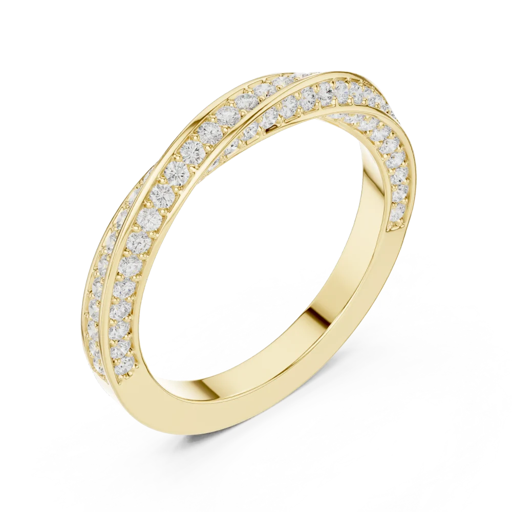 Discover the radiant allure of this DIAMEUR lab-grown diamond band. Meticulously handcrafted for brilliance, it is the perfect modern essential. Shop now.