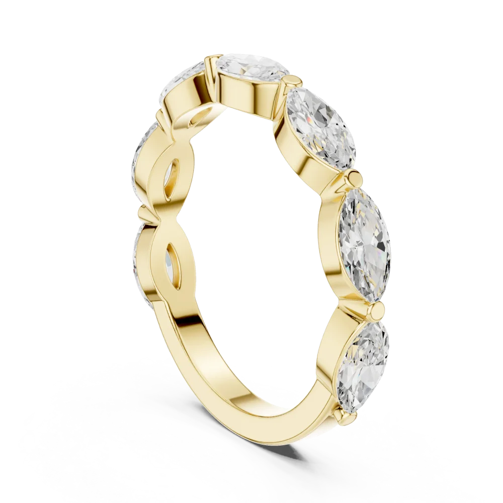Infinite Marquise Linear Cluster Band - Image 3