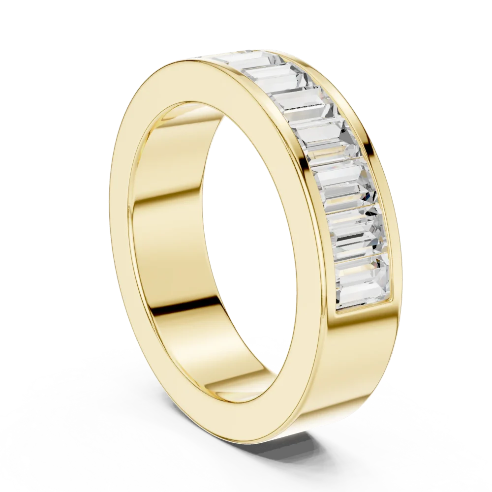 Linear Baguette Channel Eternity Band - Image 3