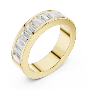 Linear Baguette Channel Eternity Band