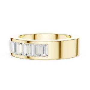 Linear Baguette Channel Eternity Band - Image 4