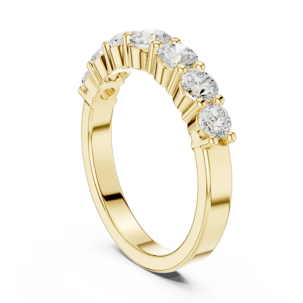 Luminary Round Brilliant Multi-Stone Linear Band - Image 3