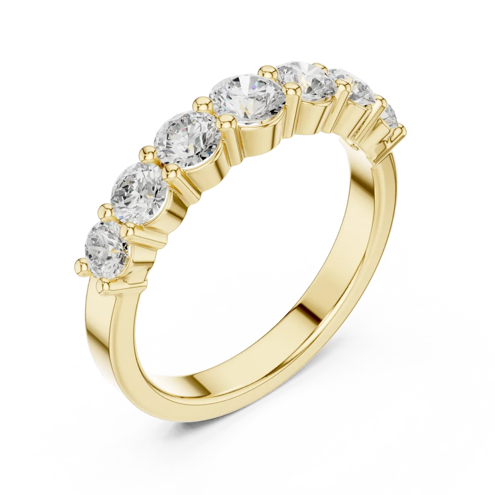 Discover the radiant allure of our linear band, featuring premium DIAMEUR lab-grown diamonds. A modern classic perfect for elevating your everyday style.