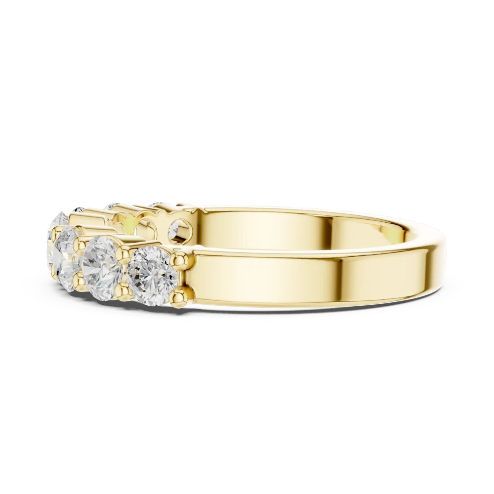 Luminary Round Brilliant Multi-Stone Linear Band - Image 4