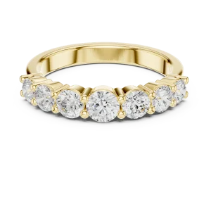 Luminary Round Brilliant Multi-Stone Linear Band - Image 2