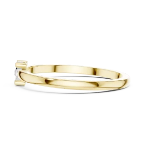 Essence Round Brilliant Minimalist Band Ring - Image 4