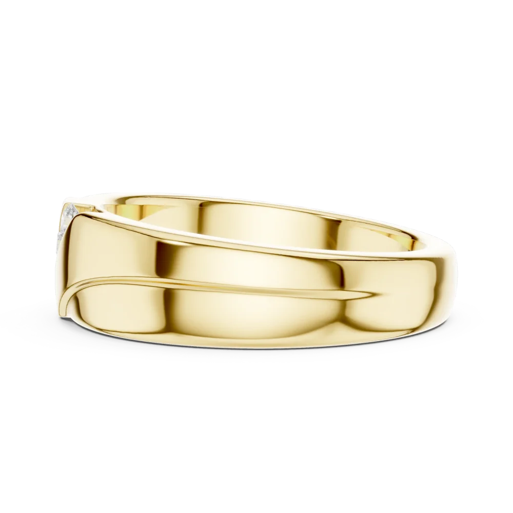 Linear Essence Round Brilliant Channel-Set Band - Image 4