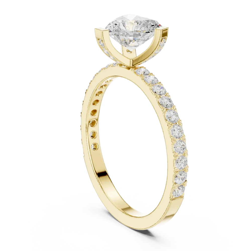 Ethereal Heart Pavilion Accent Ring - Image 3