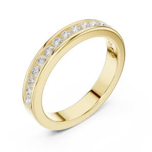 Linear Brilliant Pavé Channel Set Band