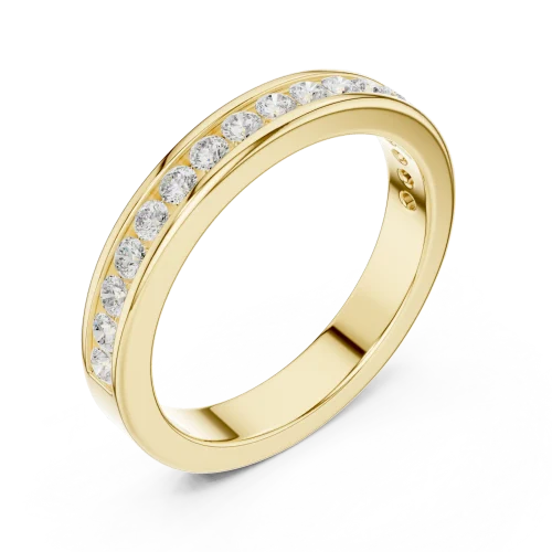 Linear Brilliant Pavé Channel Set Band