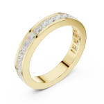 Linear Essence Round Brilliant Channel-Set Band