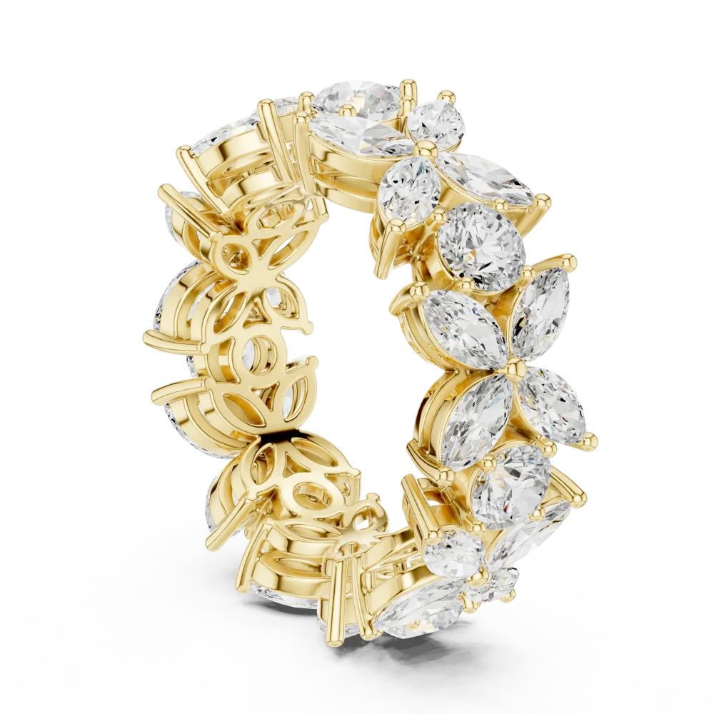 Luminary Marquise and Round Brilliant Eternity Band - Image 3