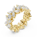 Luminary Marquise and Round Brilliant Eternity Band