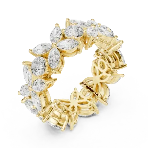 Luminary Marquise and Round Brilliant Eternity Band