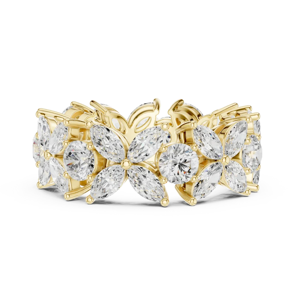 Luminary Marquise and Round Brilliant Eternity Band - Image 4