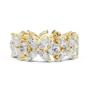 Luminary Marquise and Round Brilliant Eternity Band - Image 4
