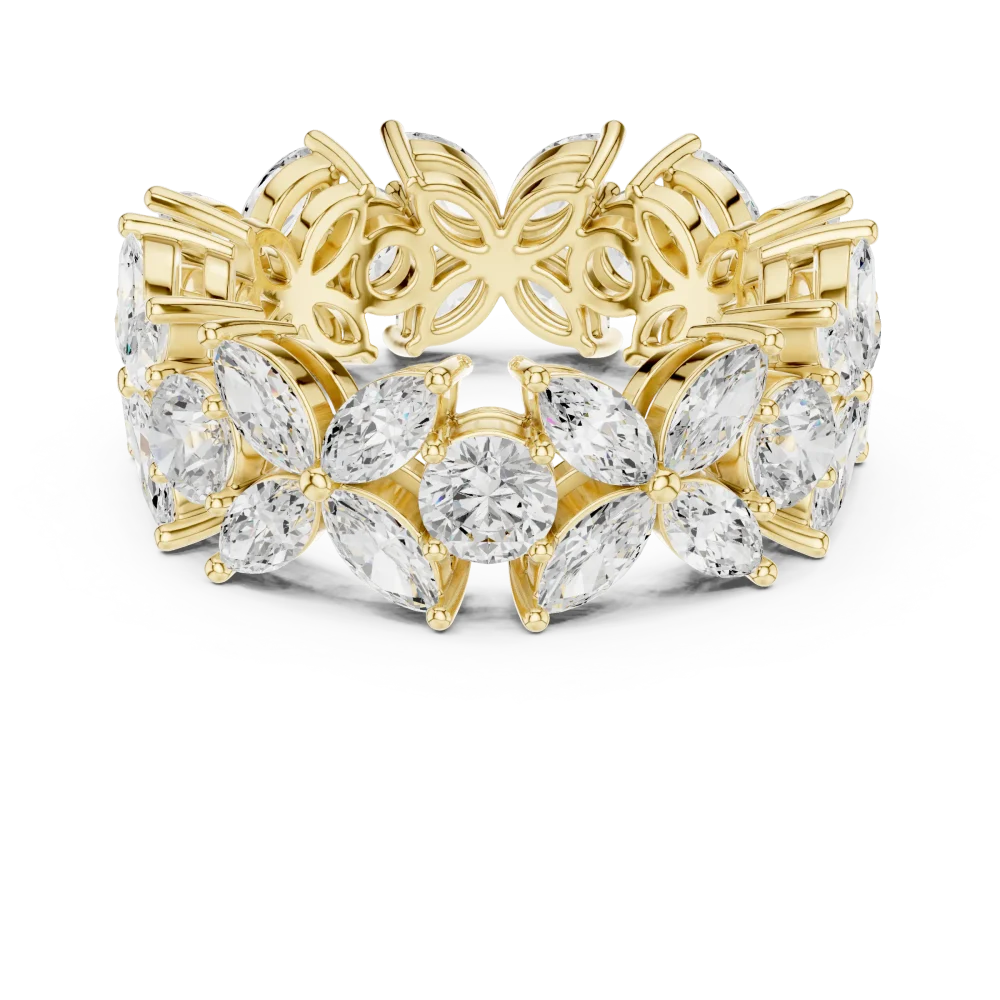 Luminary Marquise and Round Brilliant Eternity Band - Image 2