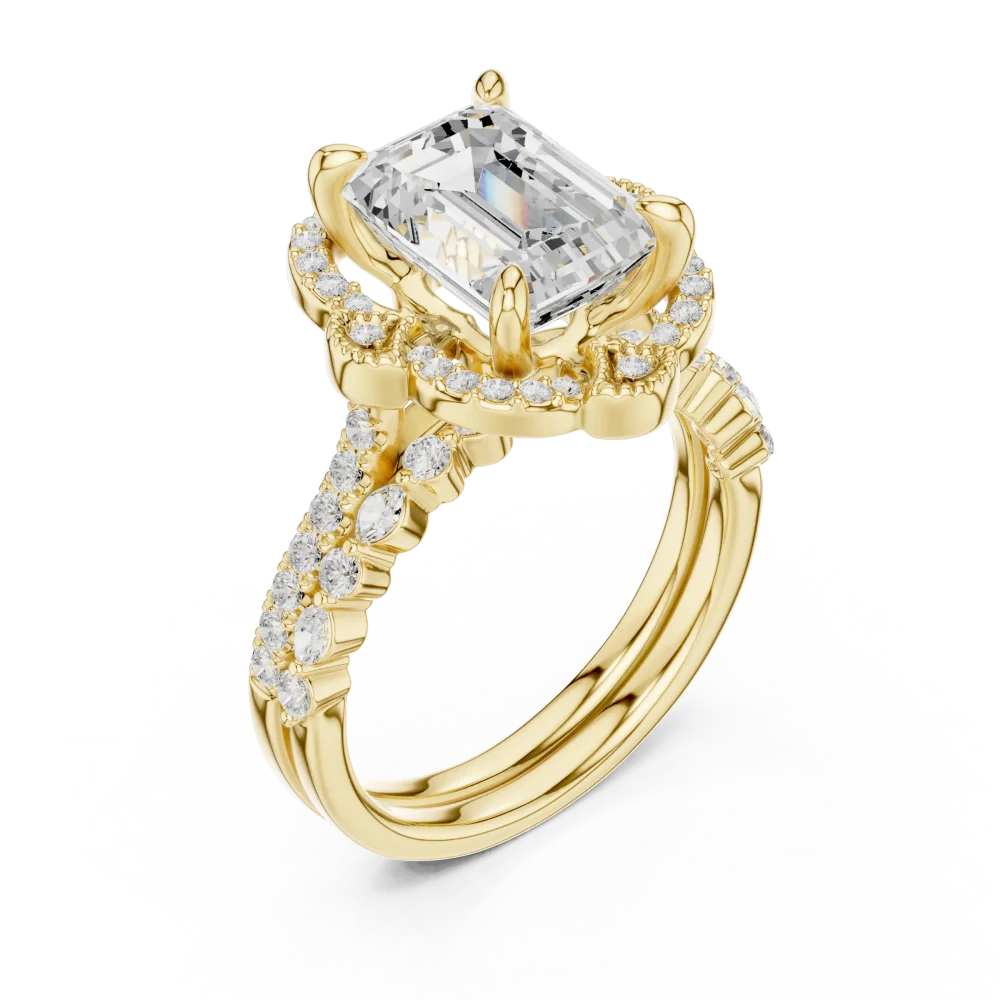 Experience pure elegance with this radiant Solitaire ring featuring a premium DIAMEUR lab-grown diamond. Elevate your collection with timeless luxury.