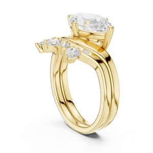 Ethereal Marquise Solitaire Statement Ring - Image 3