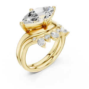 Ethereal Marquise Solitaire Statement Ring