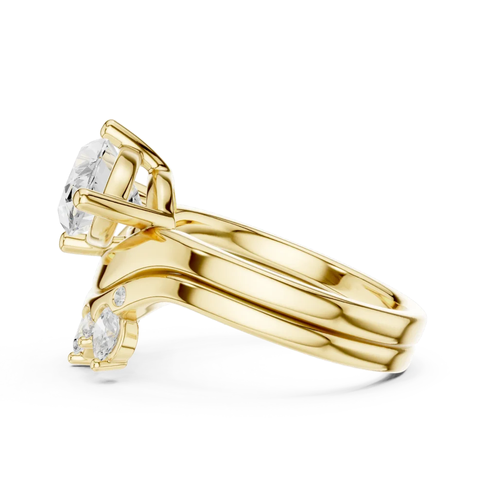 Ethereal Marquise Solitaire Statement Ring - Image 4