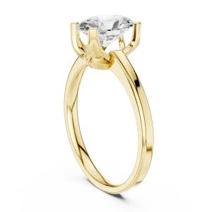 Essence Oval Cut Solitaire Ring - Image 3
