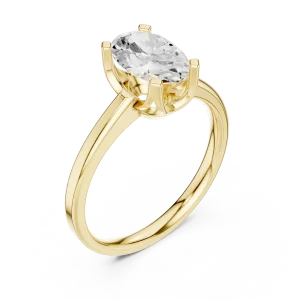 Essence Oval Cut Solitaire Ring