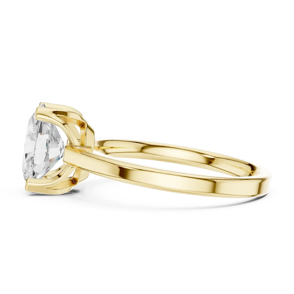 Essence Oval Cut Solitaire Ring - Image 4