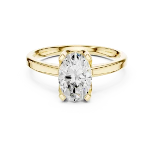 Essence Oval Cut Solitaire Ring - Image 2
