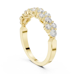 Luminary Round Brilliant Pavé-Set Eternity Band - Image 3